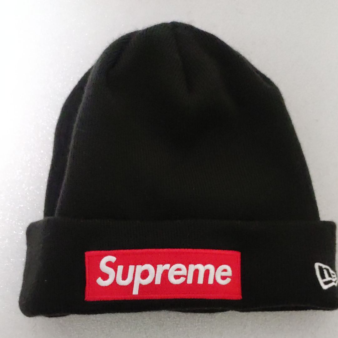 Supreme New Era Box Logo Beanie "Black"