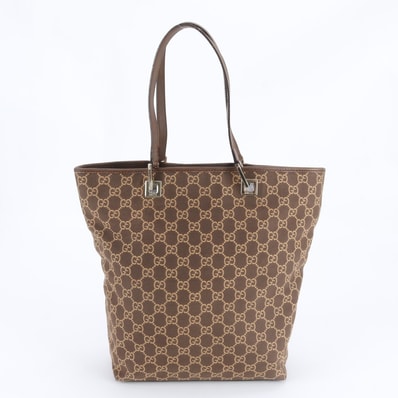 ■美品 グッチ GGキャンバス 002 1098 トート バッグ