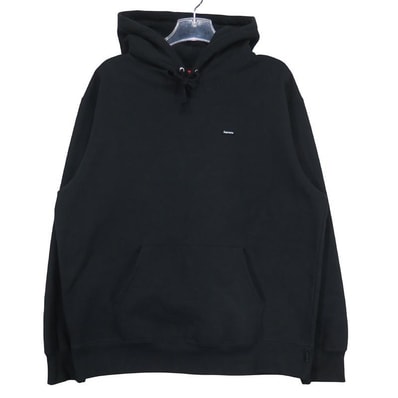 Supreme Small Box Hooded Sweatshirt "Black" (22SS)