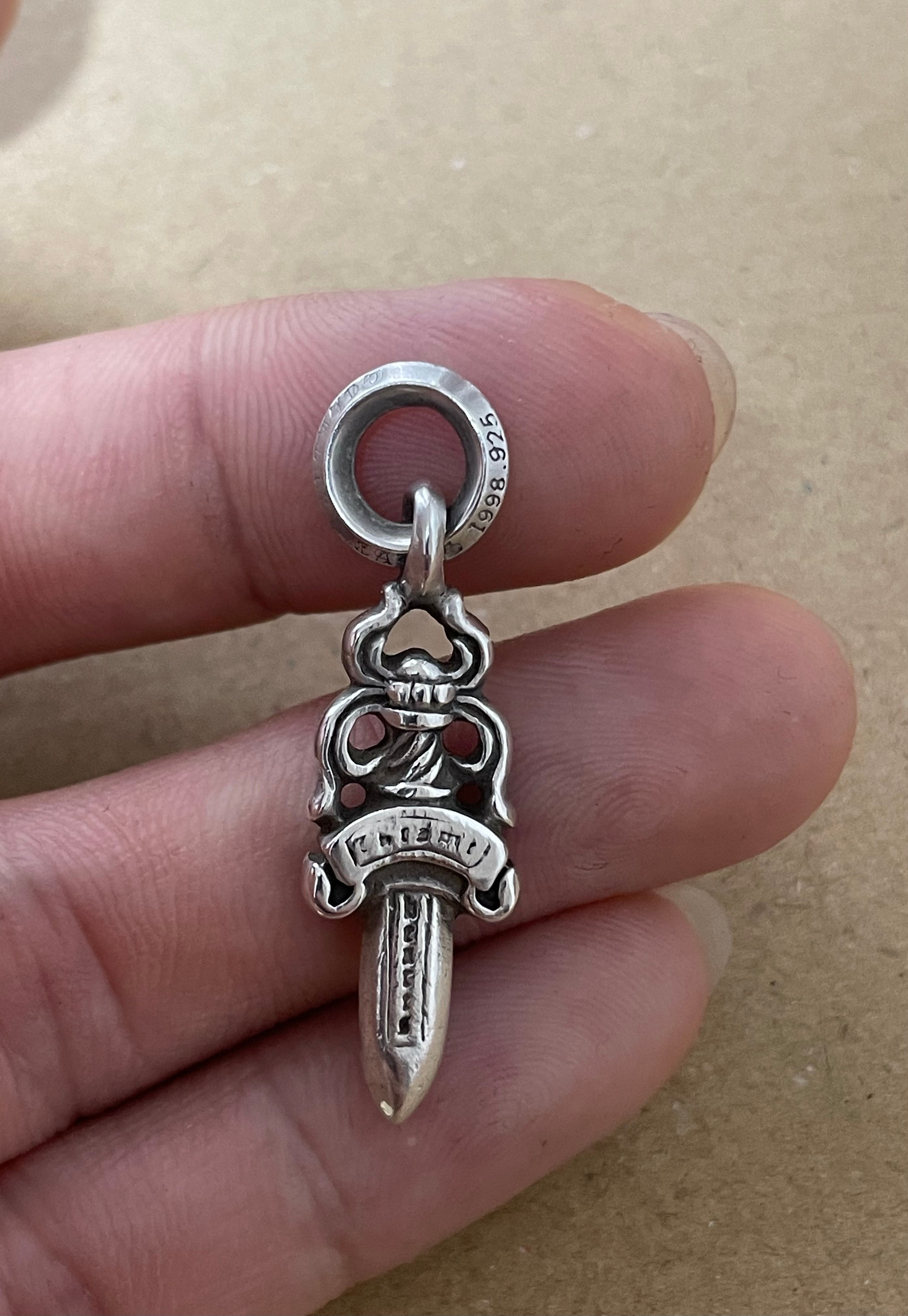 Chrome Hearts # 5 Dagger Charm "Silver"