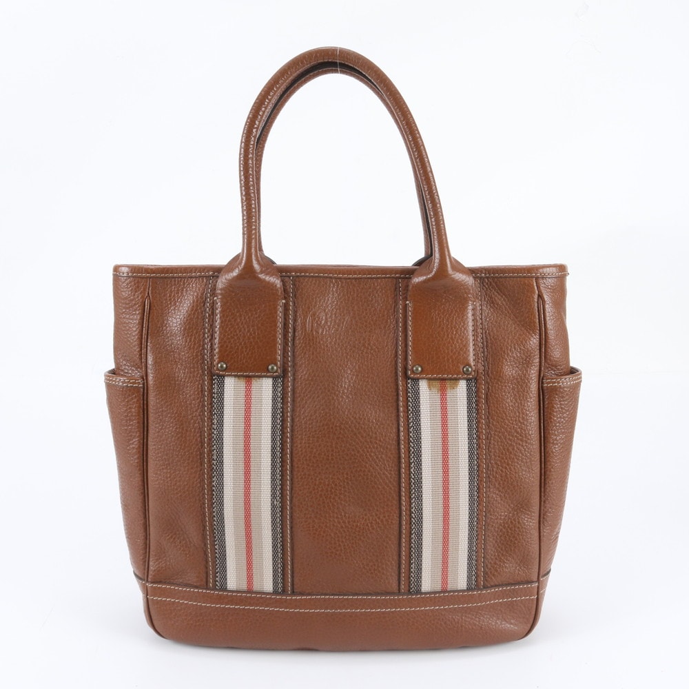 ■美品 バーバリー トート バッグ レザー