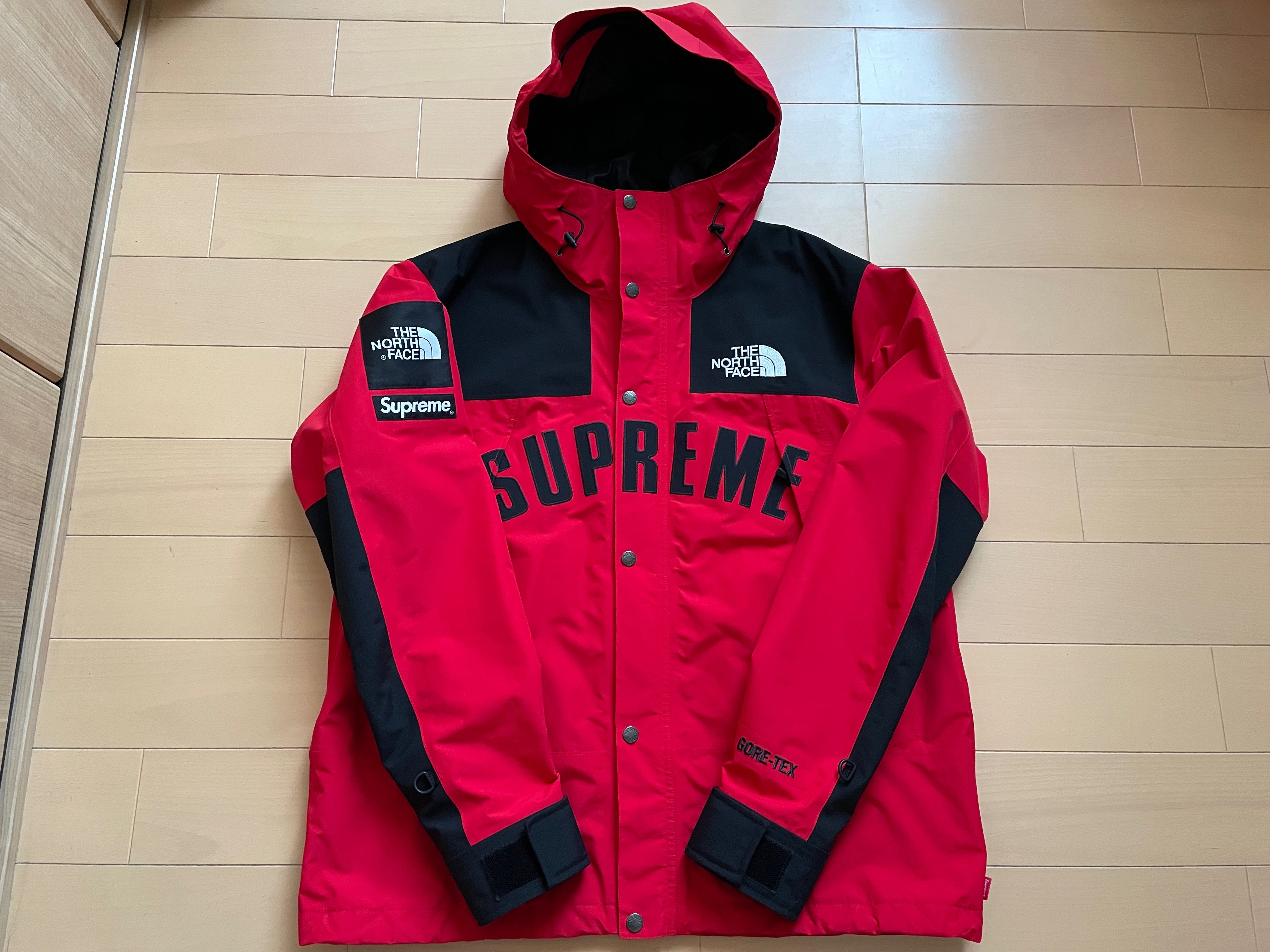 Supreme x The North Face Arc Logo Mountain Parka "Red"