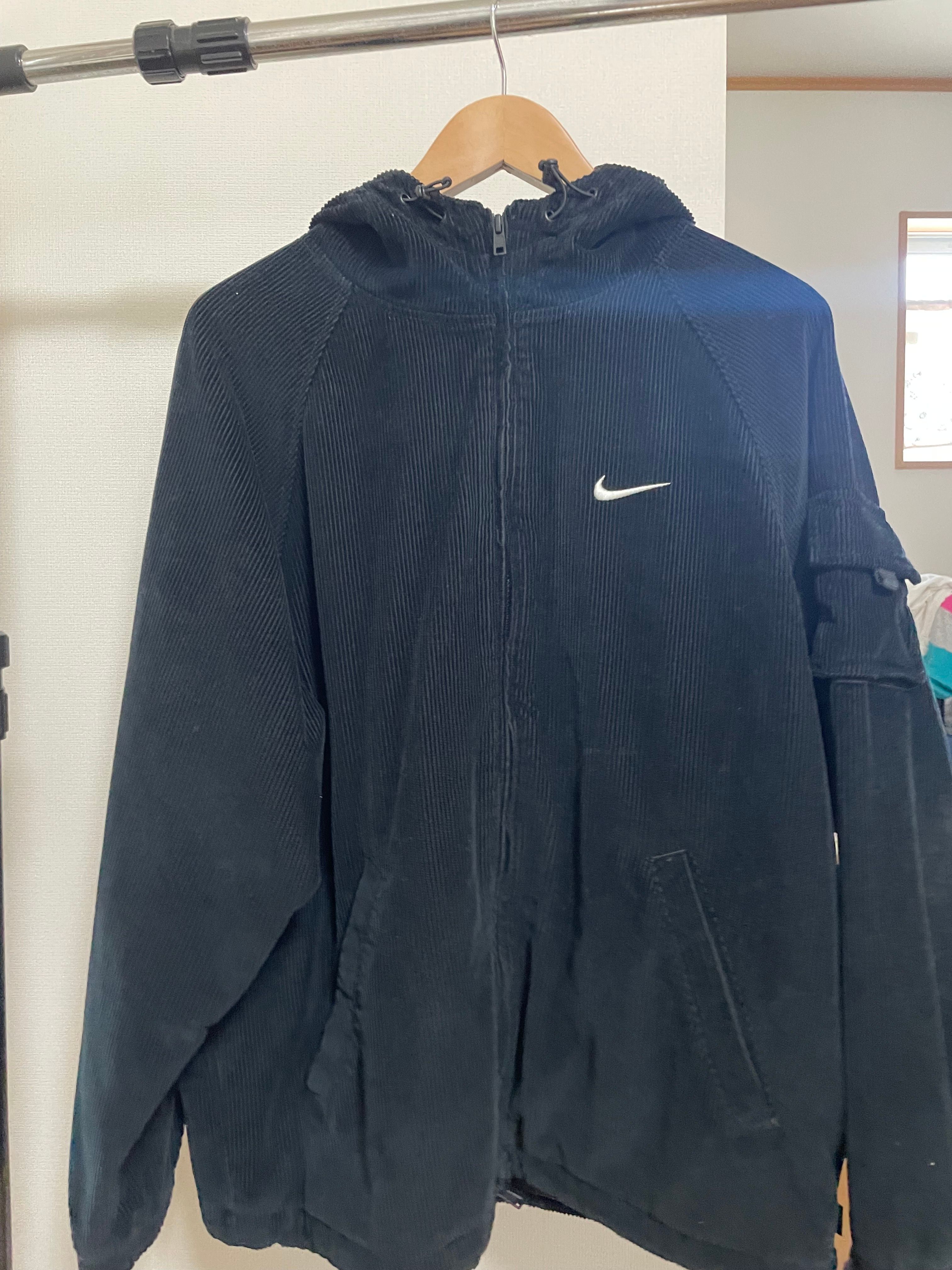Supreme / Nike Arc Corduroy Hooded Jacket "Black"