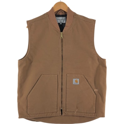 古着 カーハート Carhartt クラシックベスト ダックベスト メンズXL相当/evb009566