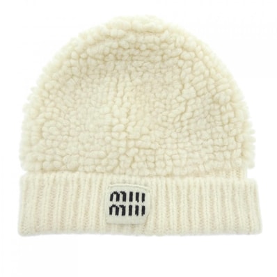 ミュウミュウ MIU MIU 5HC327 2CNN ニットキャップ