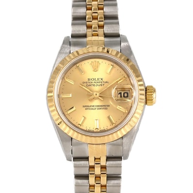 ロレックス デイトジャスト 69173 SSxYG 自動巻 W番