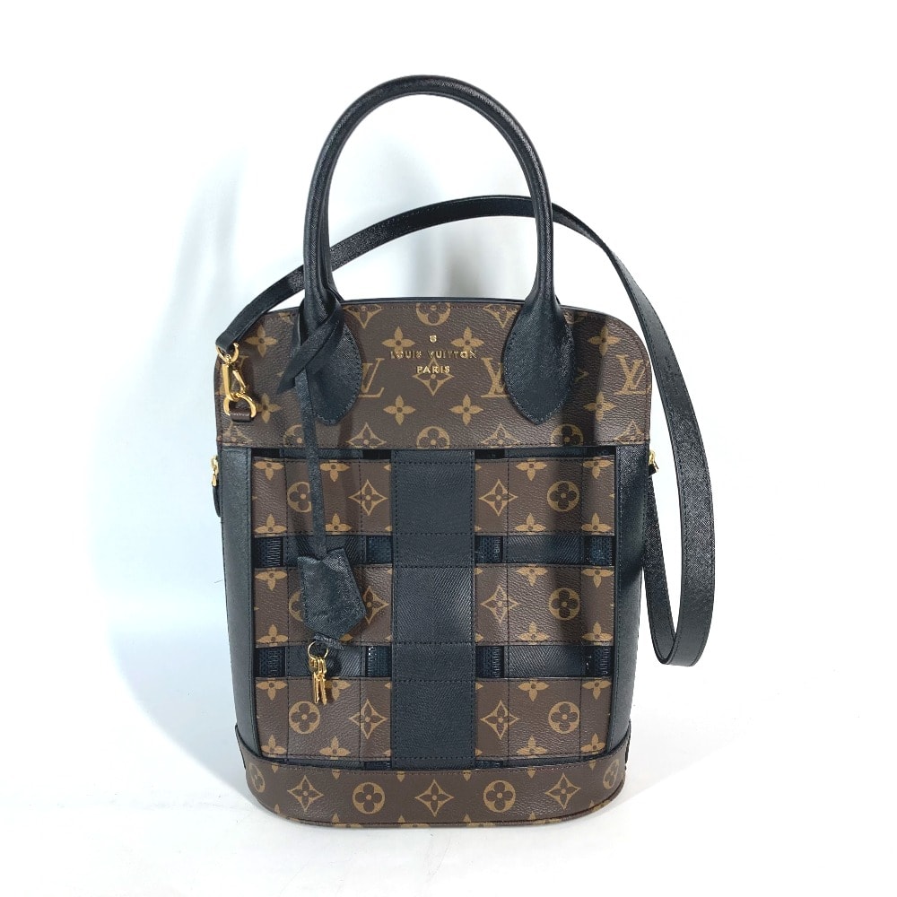 ルイヴィトン LOUIS VUITTON トレサージュ・トート M44111 モノグラム カバン ショルダーバッグ 肩掛け 2WAY トートバッグ モノグラムキャンバス ブラウン 美品