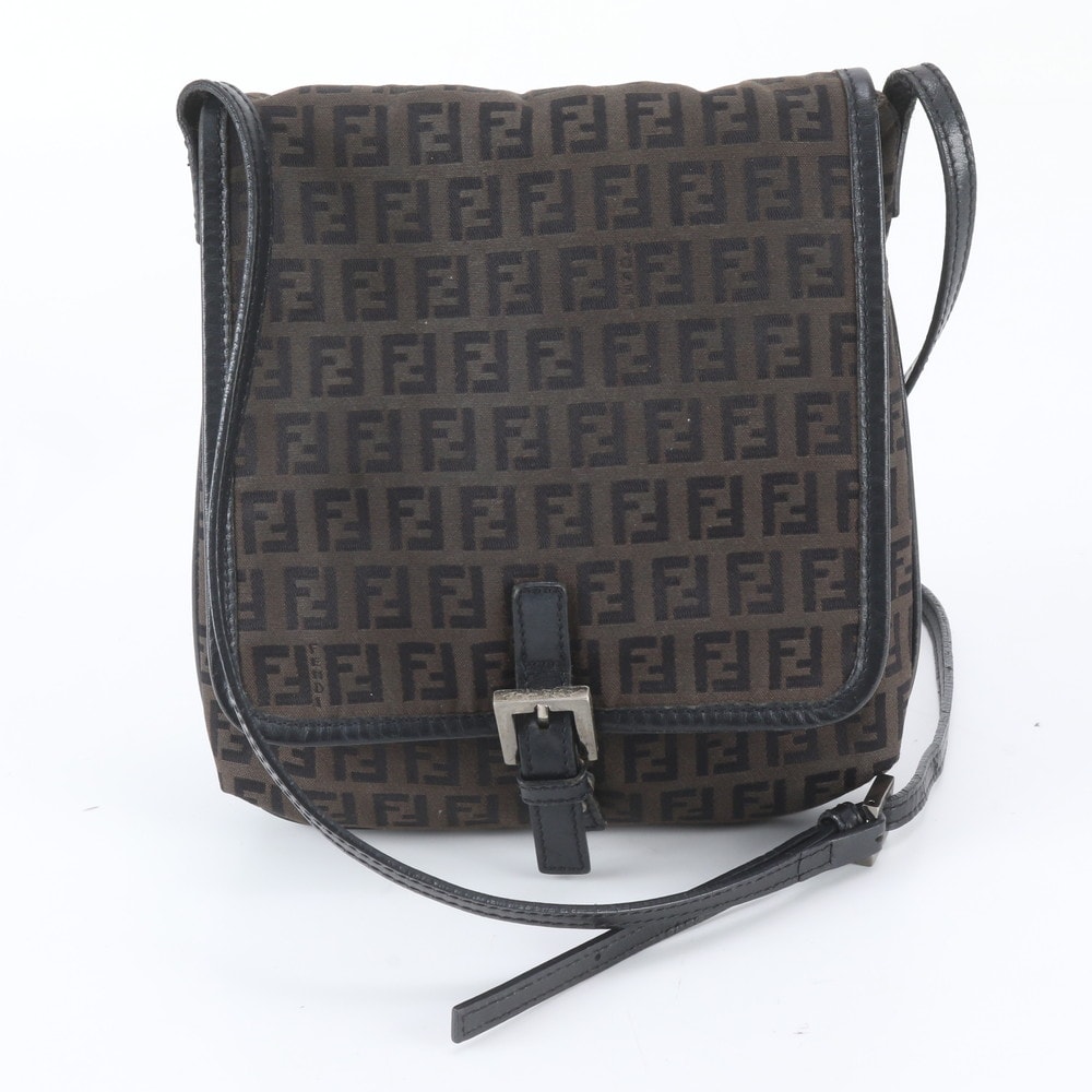 ■美品 フェンディ ズッキーノ 8BT052 ショルダーバッグ
