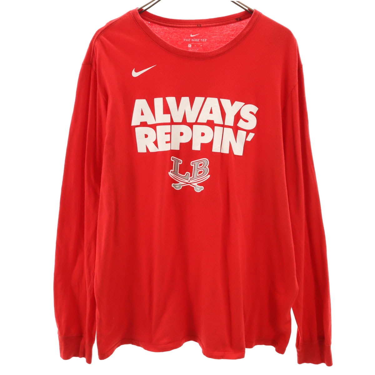 NIKE ナイキ 長袖 Tシャツ XL レッド ロンT