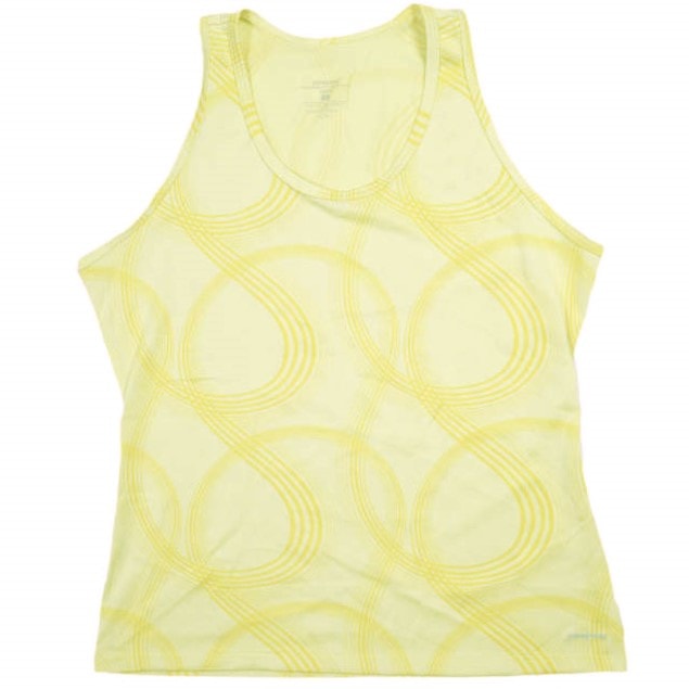 PATAGONIA パタゴニア アメリカ製 2007年製 Performance Baselayer キャプリーン タンクトップ 45345 WOMEN'S S イエロー MADE IN USA トップス g13999