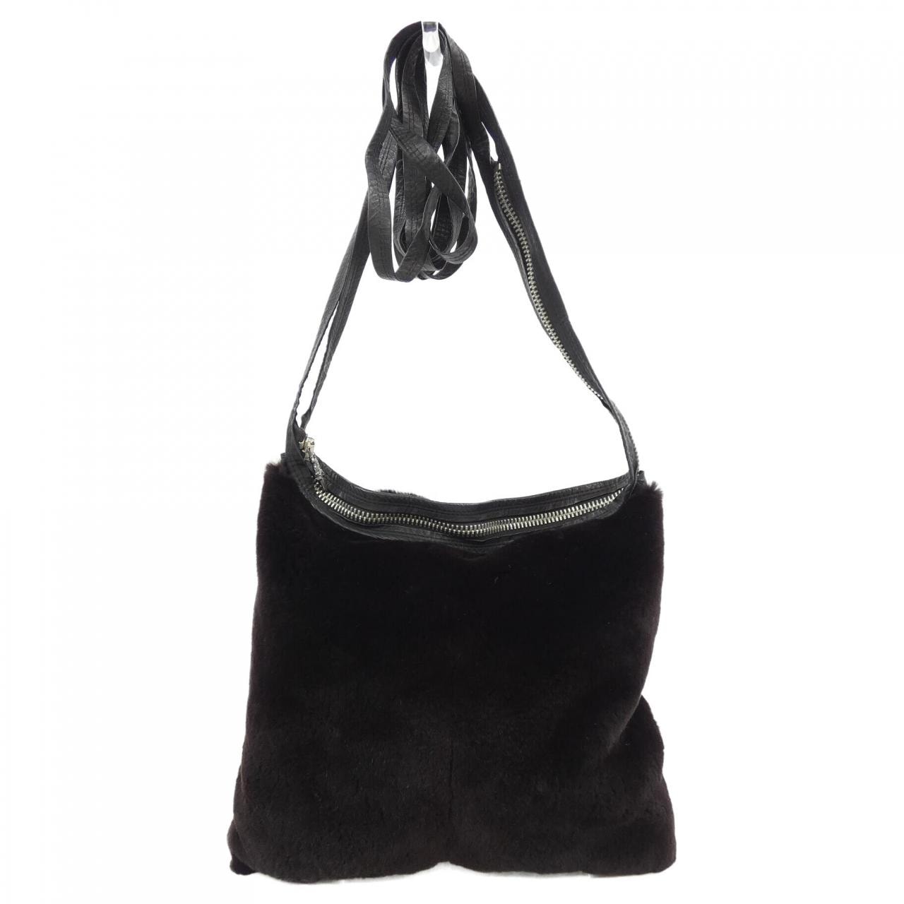 Chrome Hearts RICK OWENS Mink Fur Bag "Black"