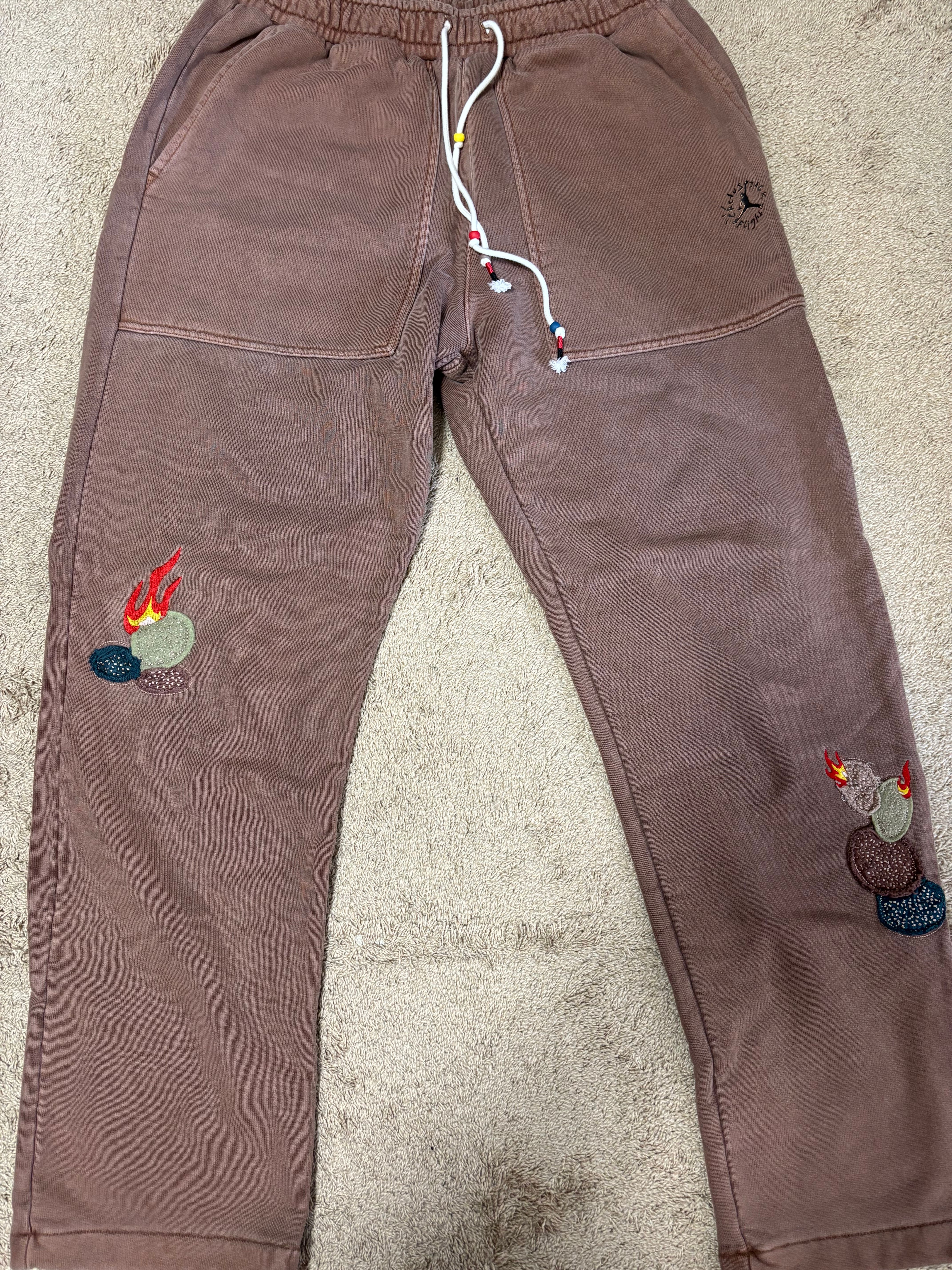 Travis Scott x Air Jordan Brand M J TS FLC Pant "Archaeo Brown"