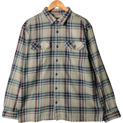 古着 パタゴニア Patagonia ORGANIC COTTON オーガニックコットン STY53947FA14 長袖 フランネルチェックシャツ メンズL相当/eaa545825