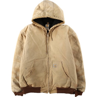 古着 00年代 カーハート Carhartt アクティブジャケット 中綿入り ダックフルジップパーカー メンズXXL相当/eaa636539