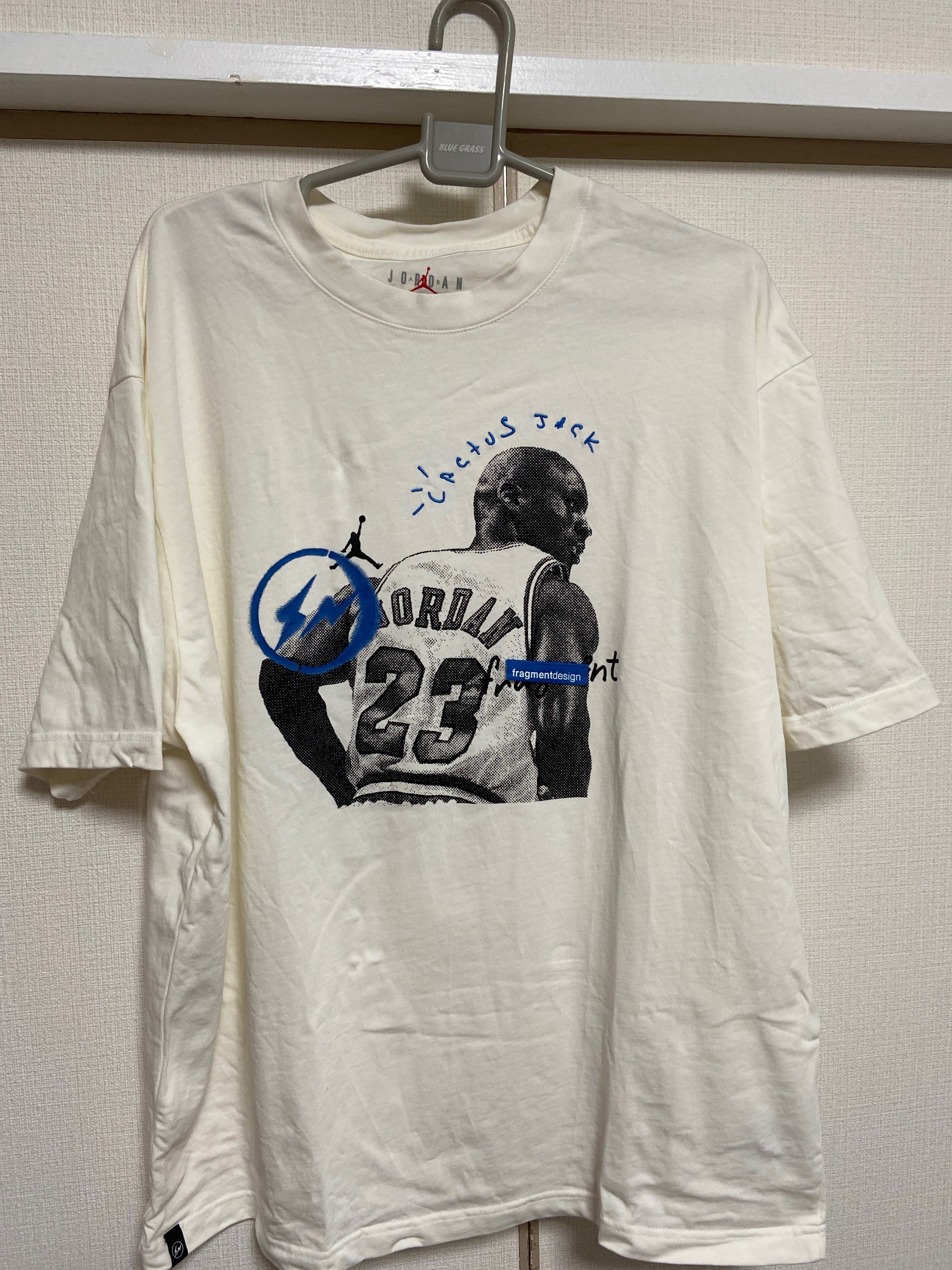 Air Jordan Travis Scott  Fragment Tee "White"