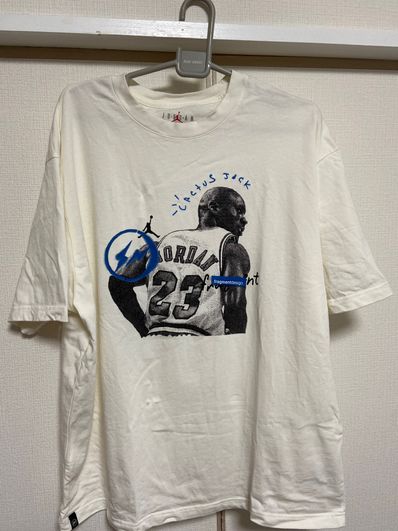 Air Jordan Travis Scott Fragment Tee "White"