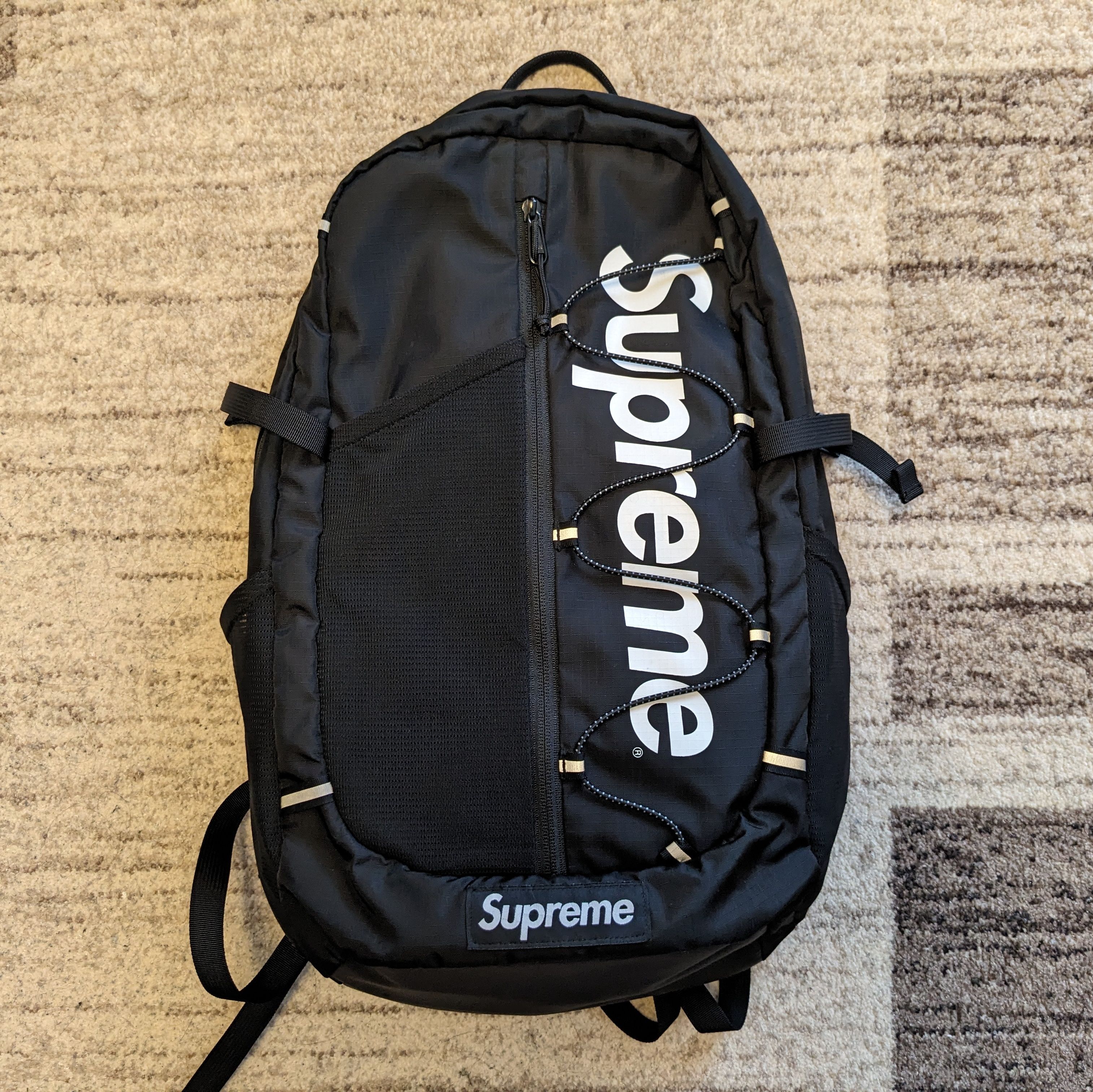 Supreme 2017SS Backpack "Black"