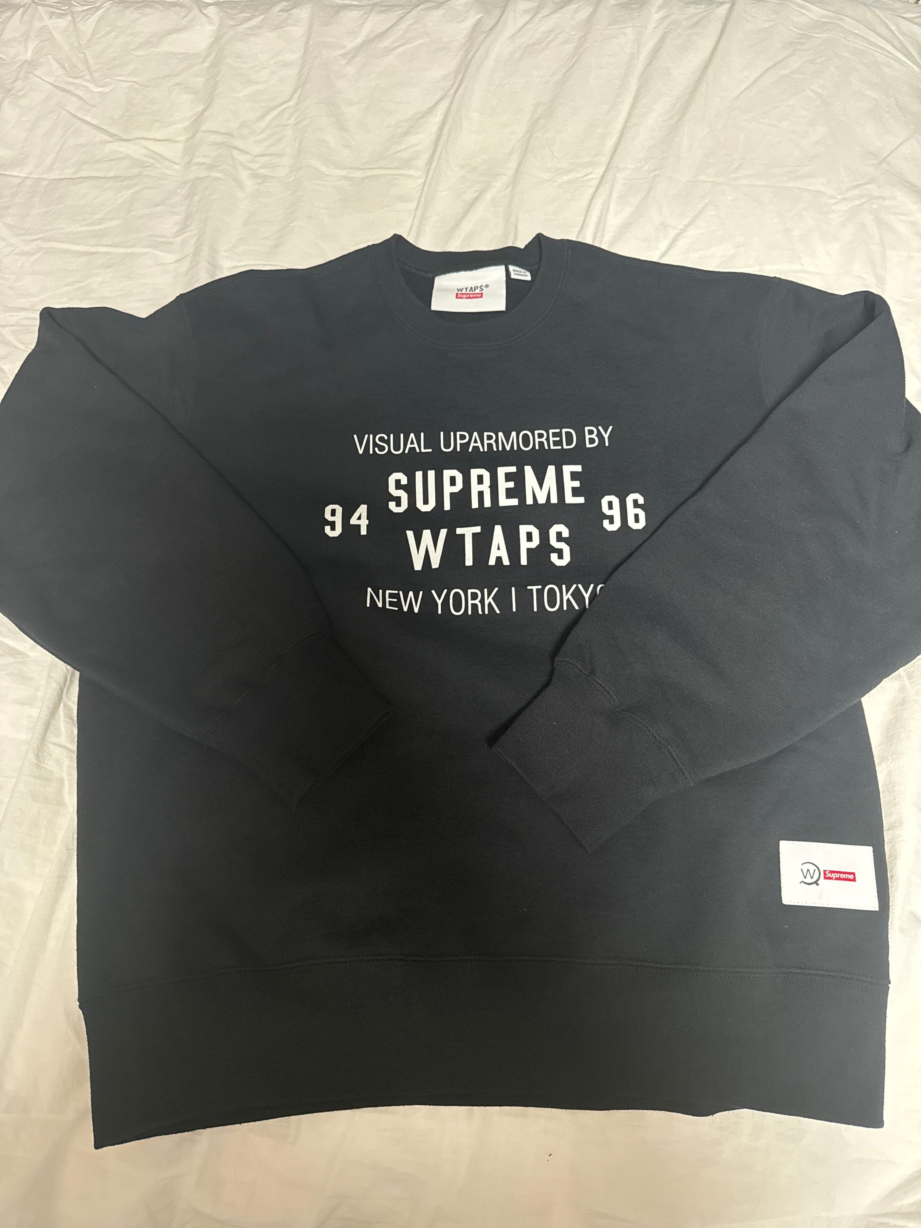 Supreme / WTAPS Crewneck "Black" 21274SPD-CSM03S