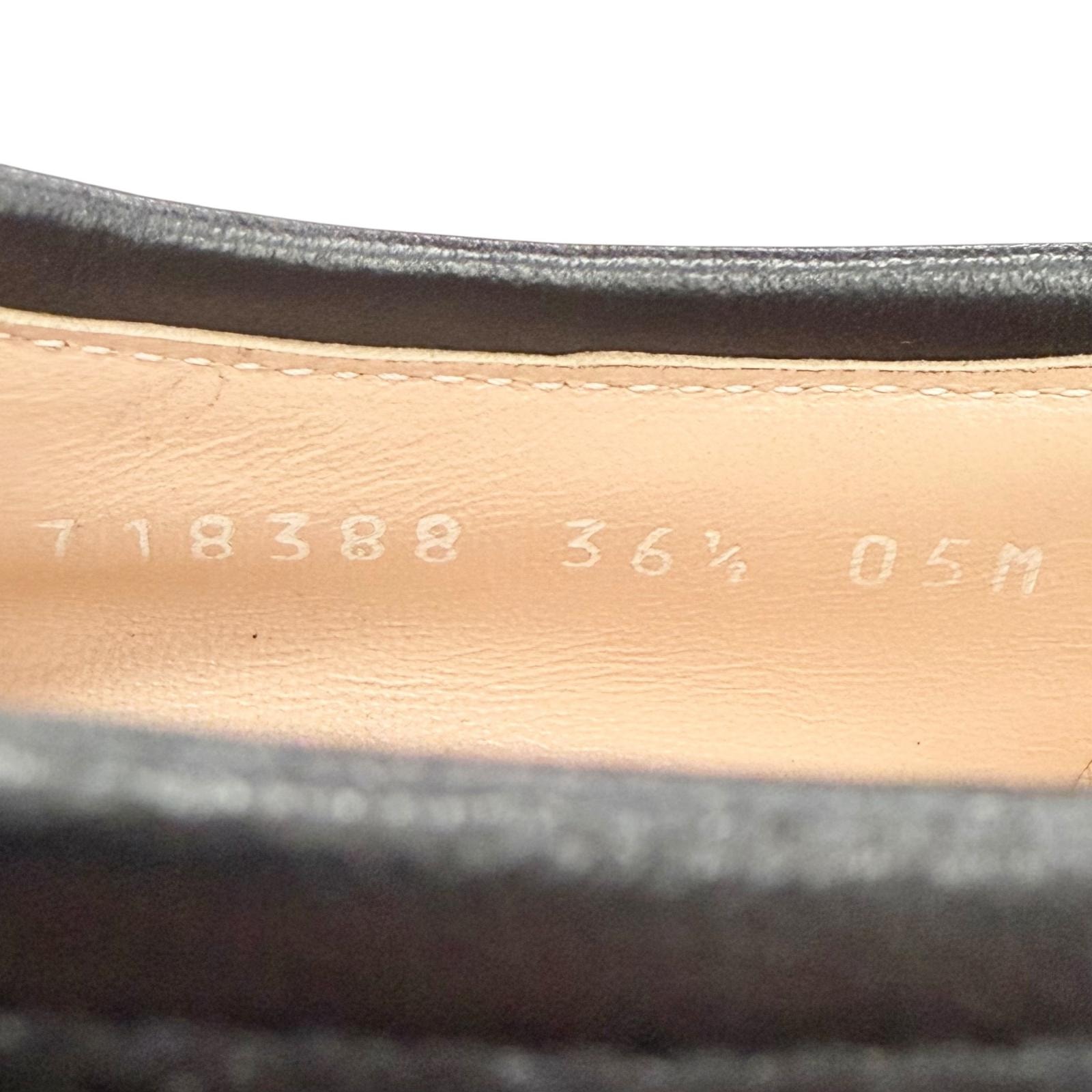 C (やや傷や汚れあり)】良品 グッチ GGマトラッセ レザー 厚底