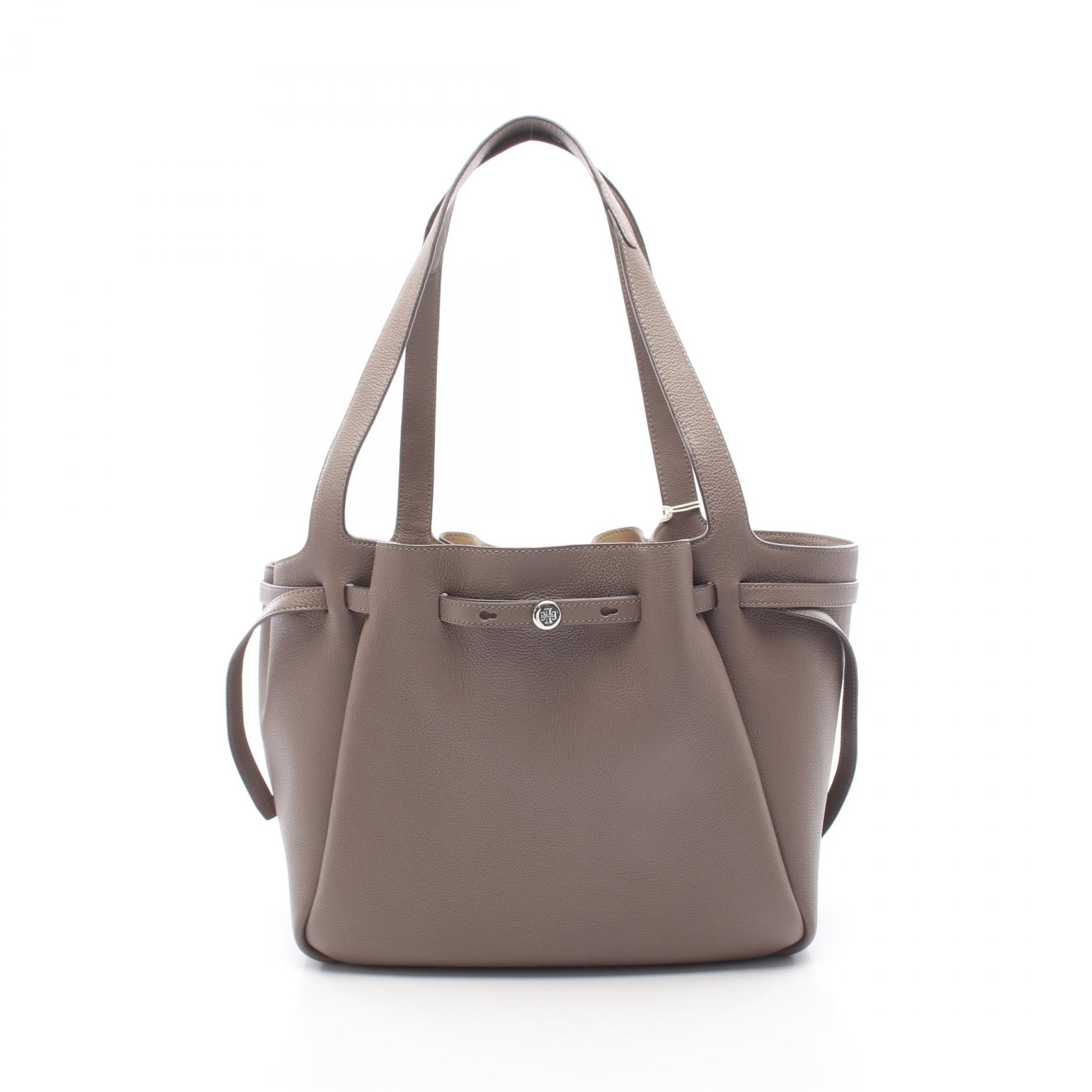 トリーバーチ Tory Burch ロミー トート トートバッグ バッグ レザー レディース グレー系 163388251 【新品】