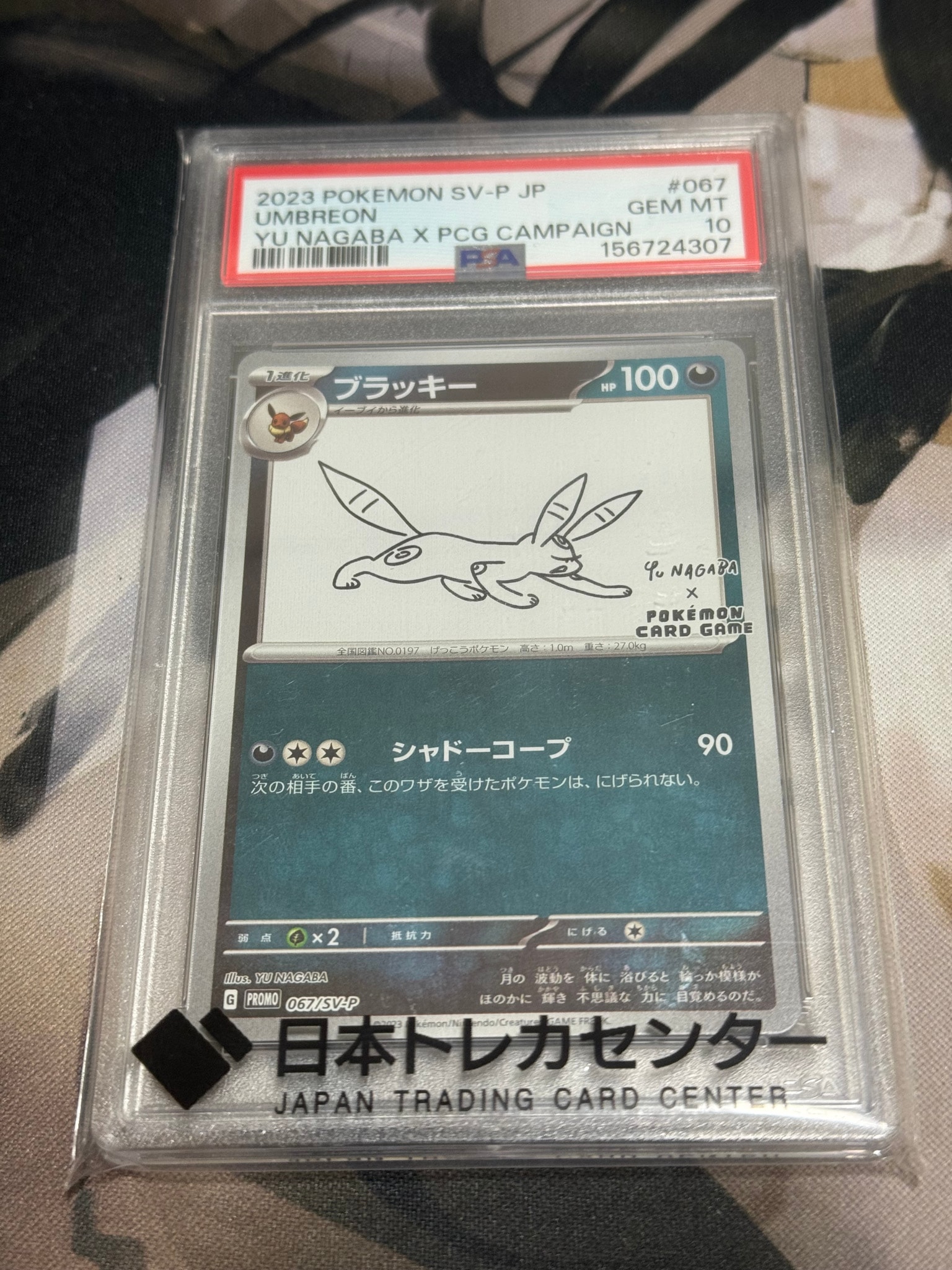 ブラッキー: プロモ (ナガバブラッキー) [SV-P 067](「YU NAGABA×ポケモンカードゲーム」プロモーションカード「SV-P」)