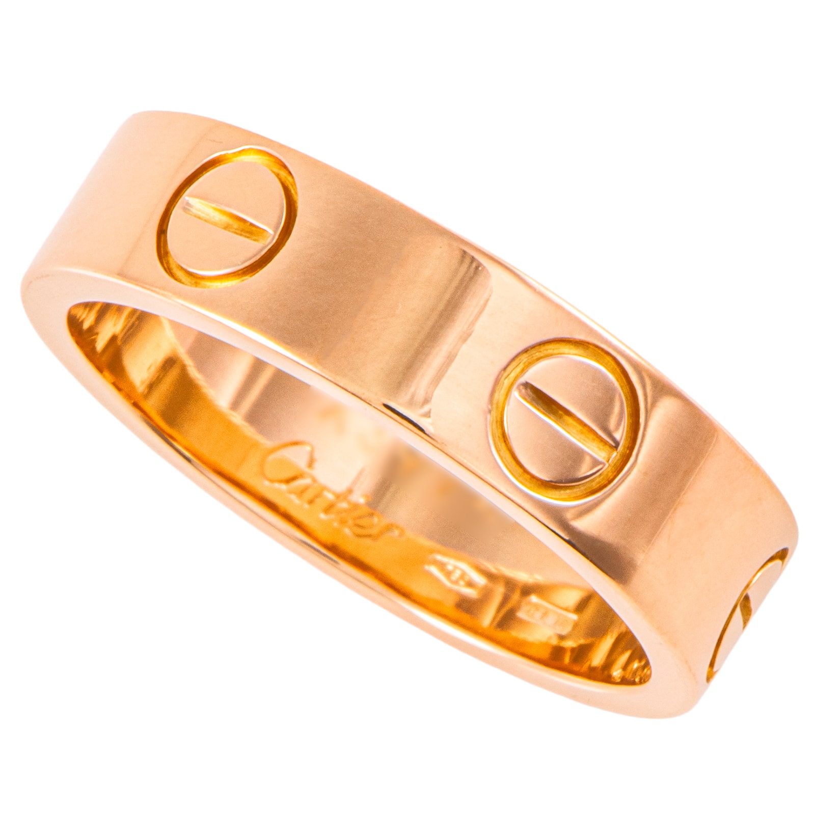 Cartier カルティエ ラブ リング 指輪 15号 K18PG ピンク ゴールド【中古】