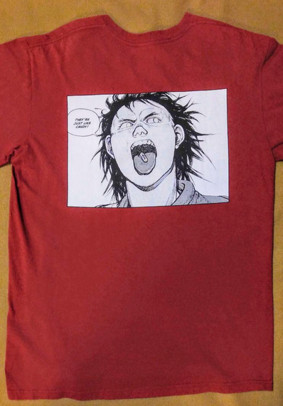 Supreme / AKIRA Pill Tee "Burgundy"