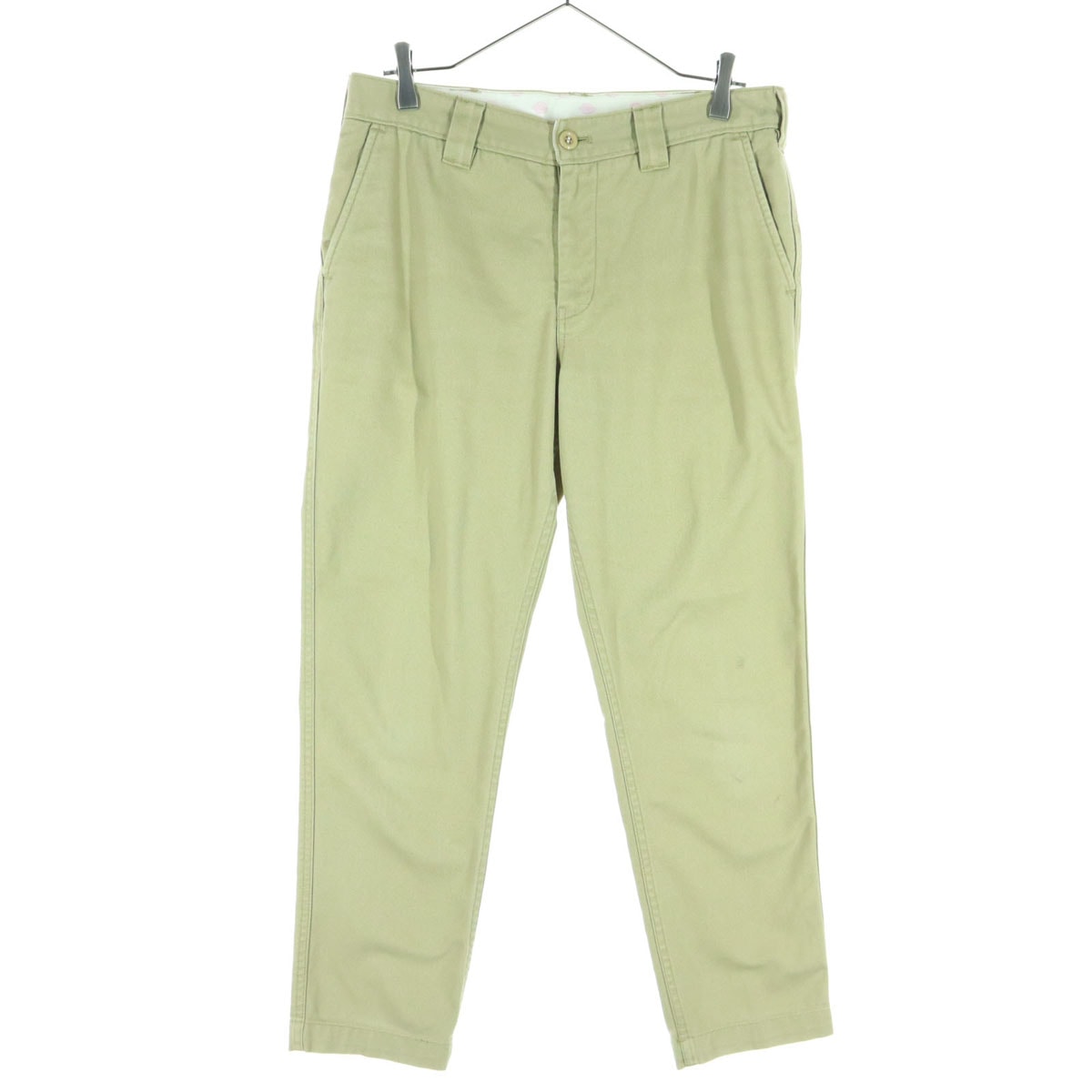 Dickies ディッキーズ ワンポイントロゴ カラー チノパンツ M ブラウン系