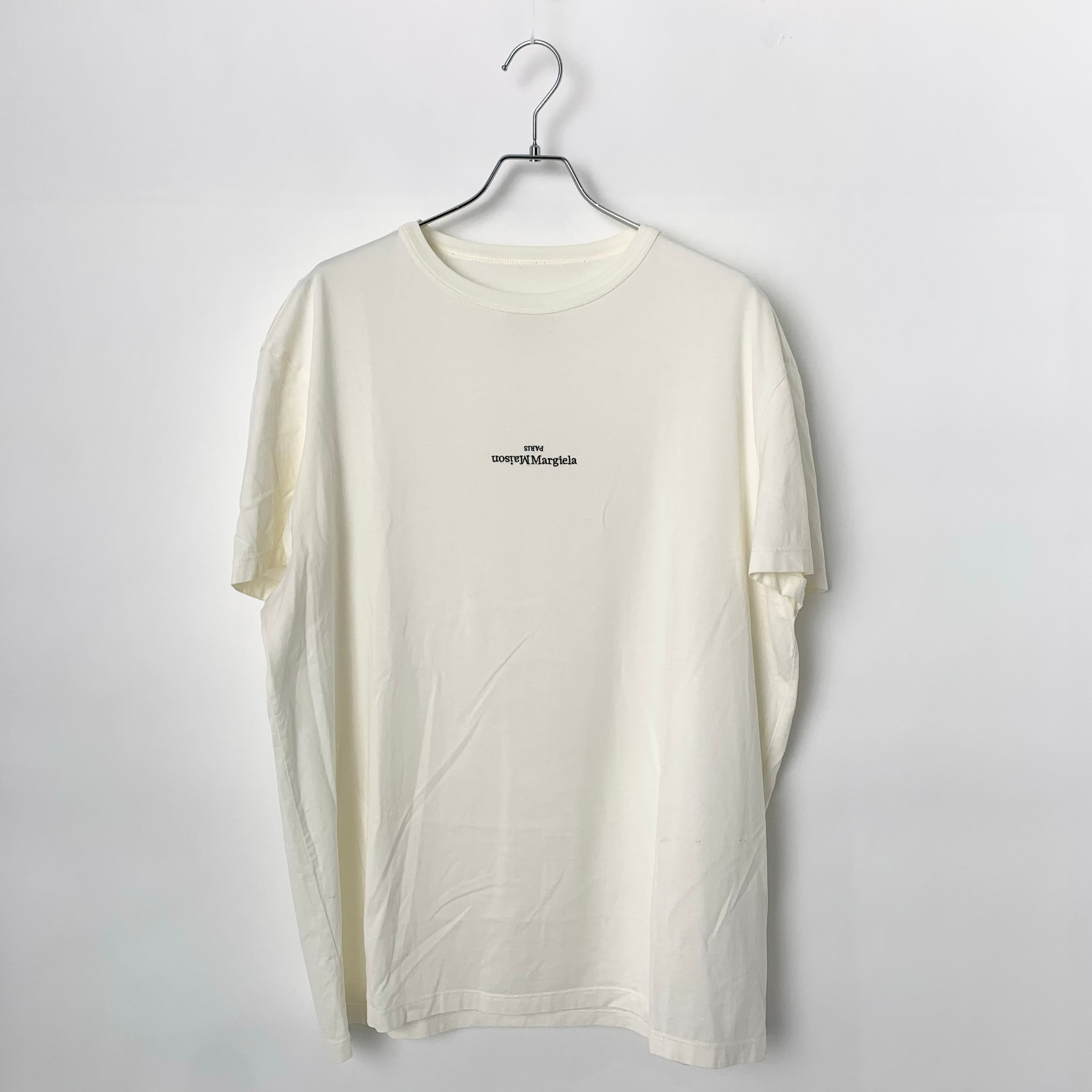 Maison Margiela Distorted Logo T-shirt "White"