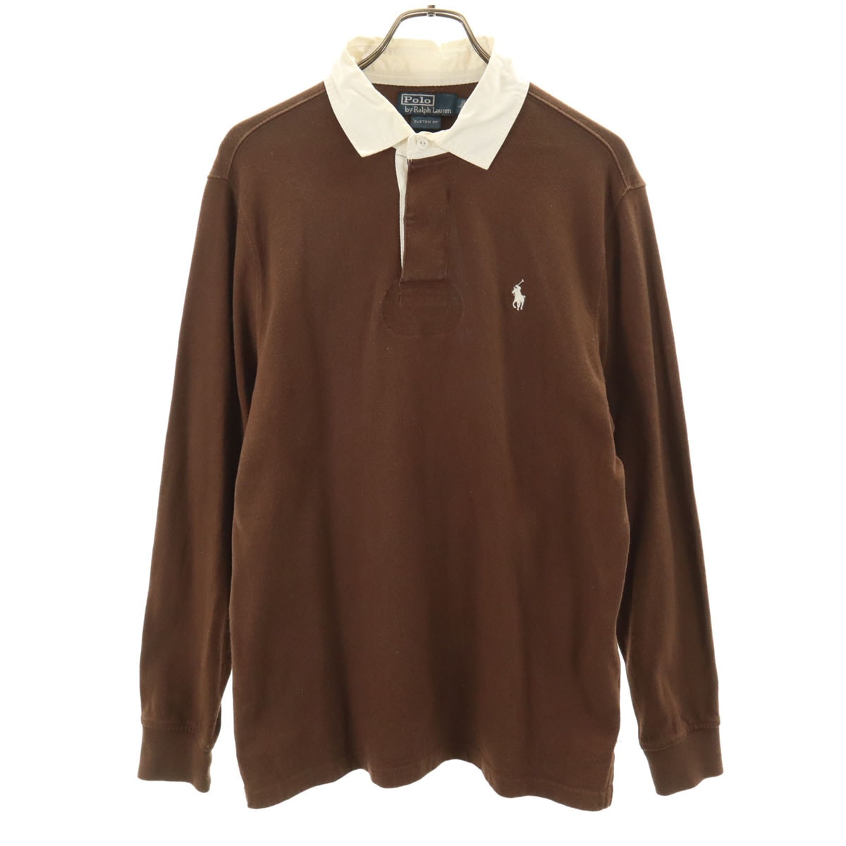 Polo by Ralph Lauren ポロバイラルフローレン 長袖 ポロシャツ L ブラウン