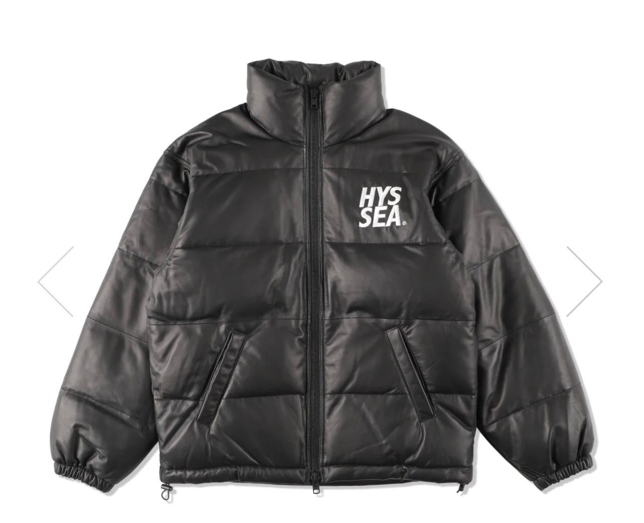 ウィン ダン シー× Hysteric Glamor レザーダウンジャケット
