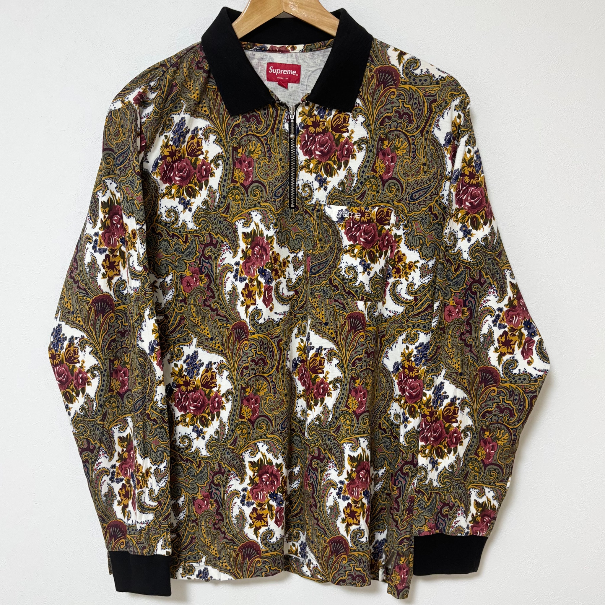 Supreme Paisley L/S Polo ペイズリー ポロ シュプリーム