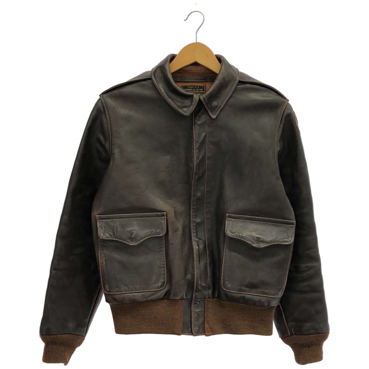 ザリアルマッコイズ ROUGH WEAR CLOTHING 旧リアルマッコイズ 90s A-2 フライトジャケット 36