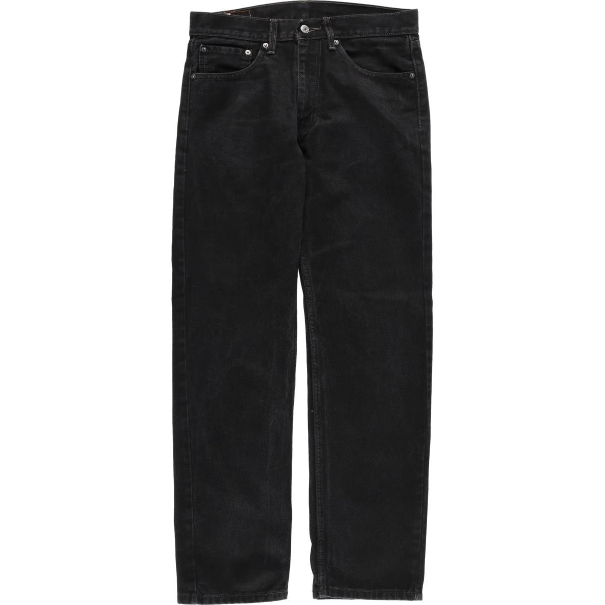古着 リーバイス Levi's 505 ブラックデニム テーパードデニムパンツ メンズw34相当/eaa614669