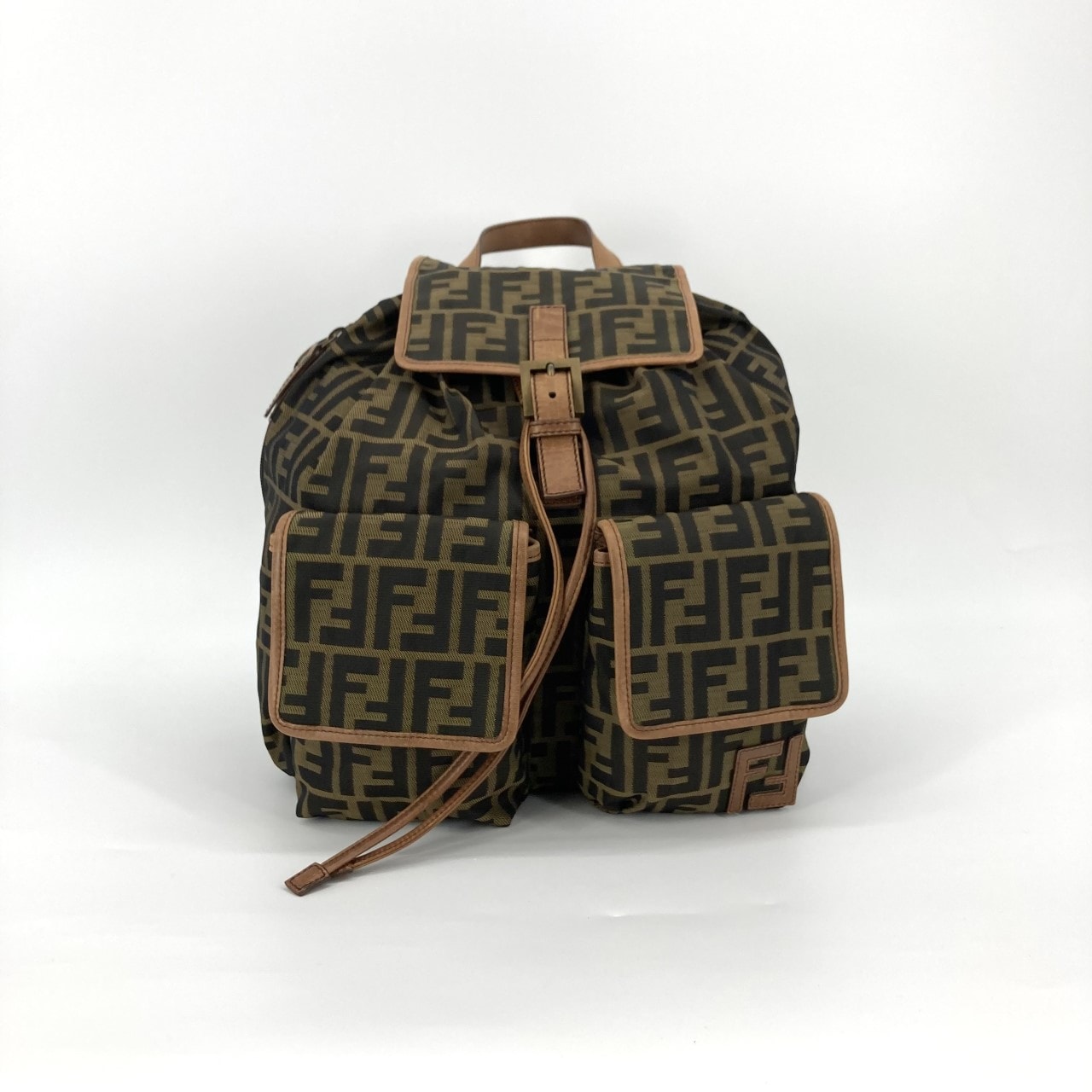 FENDI(フェンディ) ズッカ柄 アイコニックモノグラム 7VZ001 リュック・デイパック ブラウン