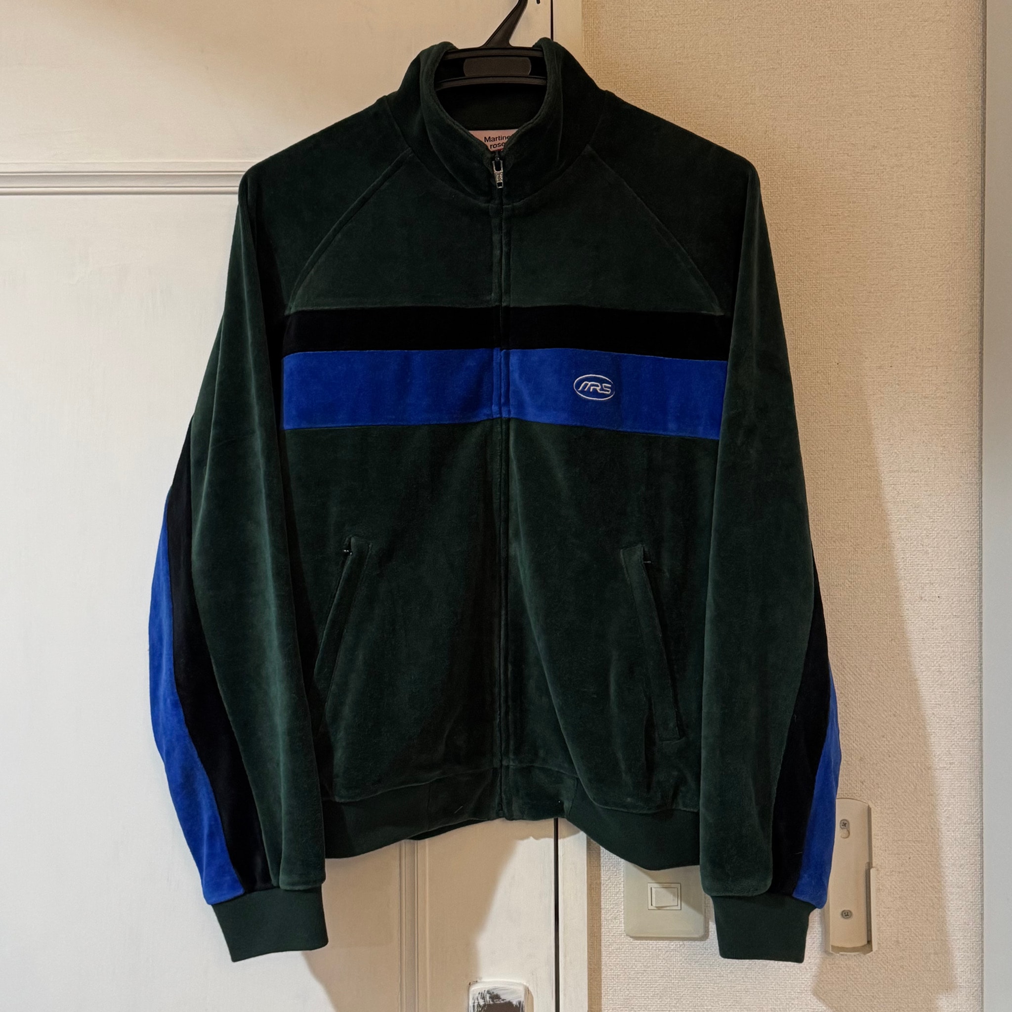 Supreme x Martine Rose Velour Track Jacket "Green"