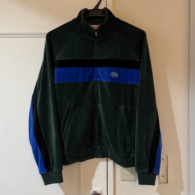 Supreme x Martine Rose Velour Track Jacket "Green"