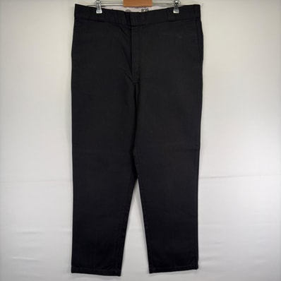 古着 ディッキーズ Dickies パンツ 874 オリジナルフィット ワンポイントロゴ ワーク 作業着 w42 L34 ブラック メンズ