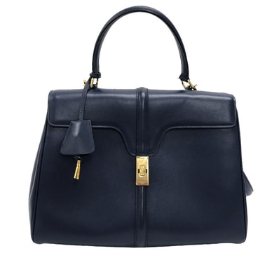 セリーヌ CELINE ショルダーバッグ 2WAYハンドバッグ ネイビー