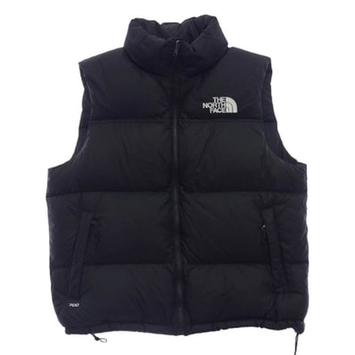 THE NORTH FACE ノースフェイス ベスト NF0A3JQQ 1996 Retro Nuptse Vest レトロ ヌプシ ベスト ブラック系 L【中古】
