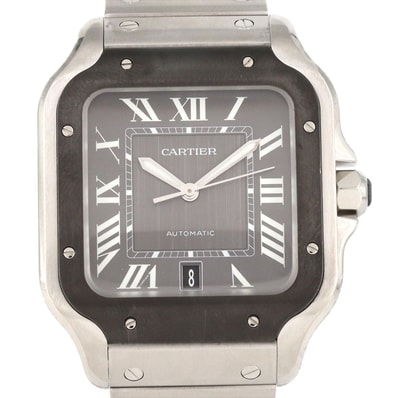 カルティエ サントス・ドゥ・カルティエ LM WSSA0037 SS 自動巻
