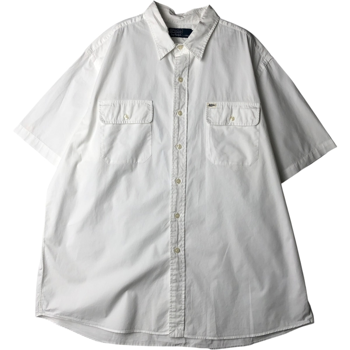 古着 ラルフローレン Ralph Lauren POLO by Ralph Lauren 半袖 コットンシャツ メンズXXL相当/eaa641079