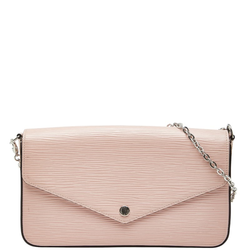 ルイ ヴィトン エピ ポシェット フェリシー ショルダーバッグ M62467 ローズバレリーヌ ピンク レザー レディース LOUIS VUITTON 【中古】