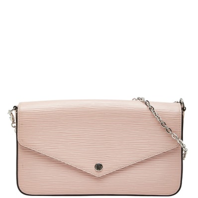 ルイ ヴィトン エピ ポシェット フェリシー ショルダーバッグ M62467 ローズバレリーヌ ピンク レザー レディース LOUIS VUITTON 【中古】