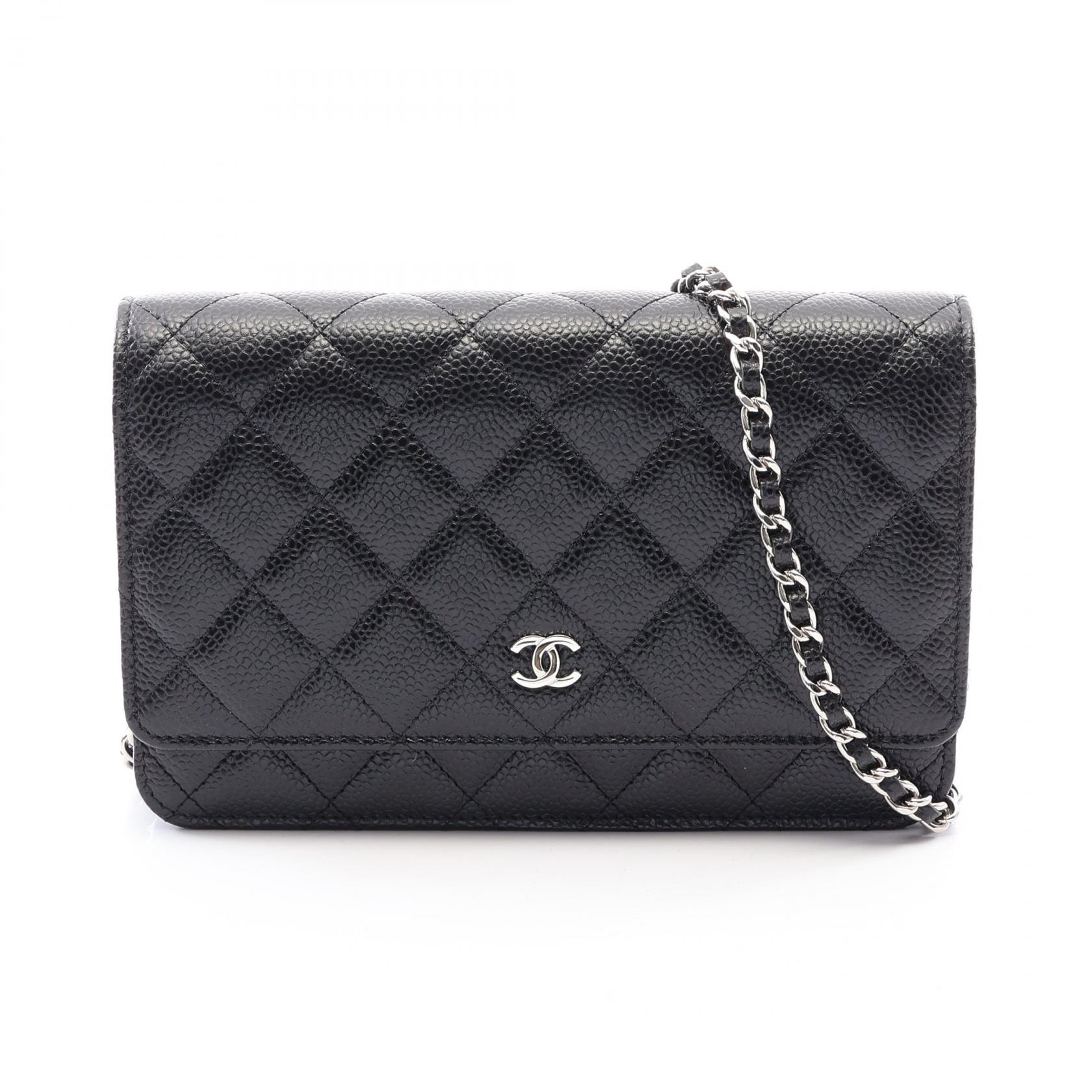 シャネル CHANEL マトラッセ ショルダーバッグ バッグ キャビアスキン(グレインドカーフ) レディース ブラック系 AP0250 【中古】