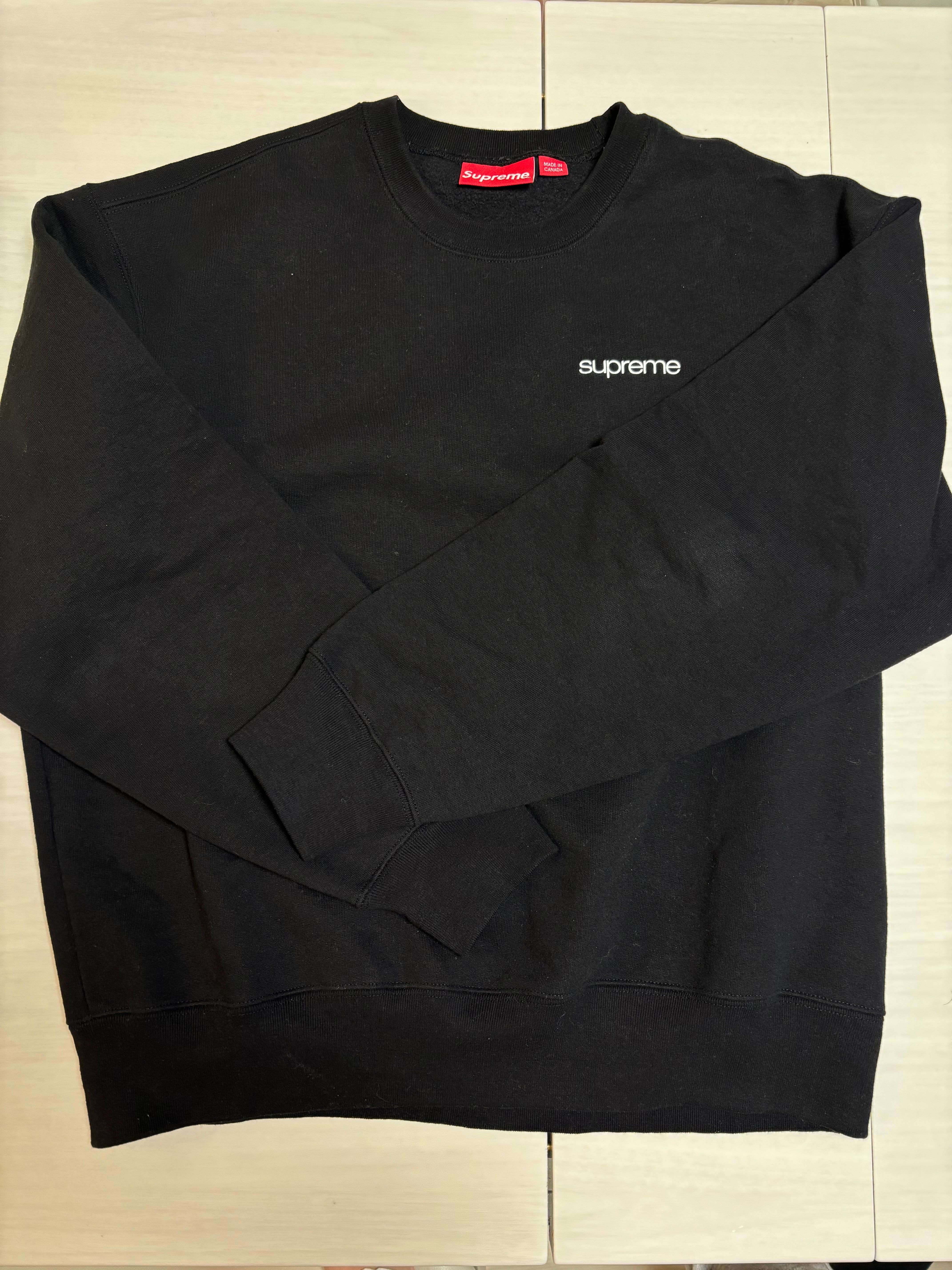 【即購入大歓迎】Supreme NYC クルーネック ブラック US Mサイズ 5981502.jpeg