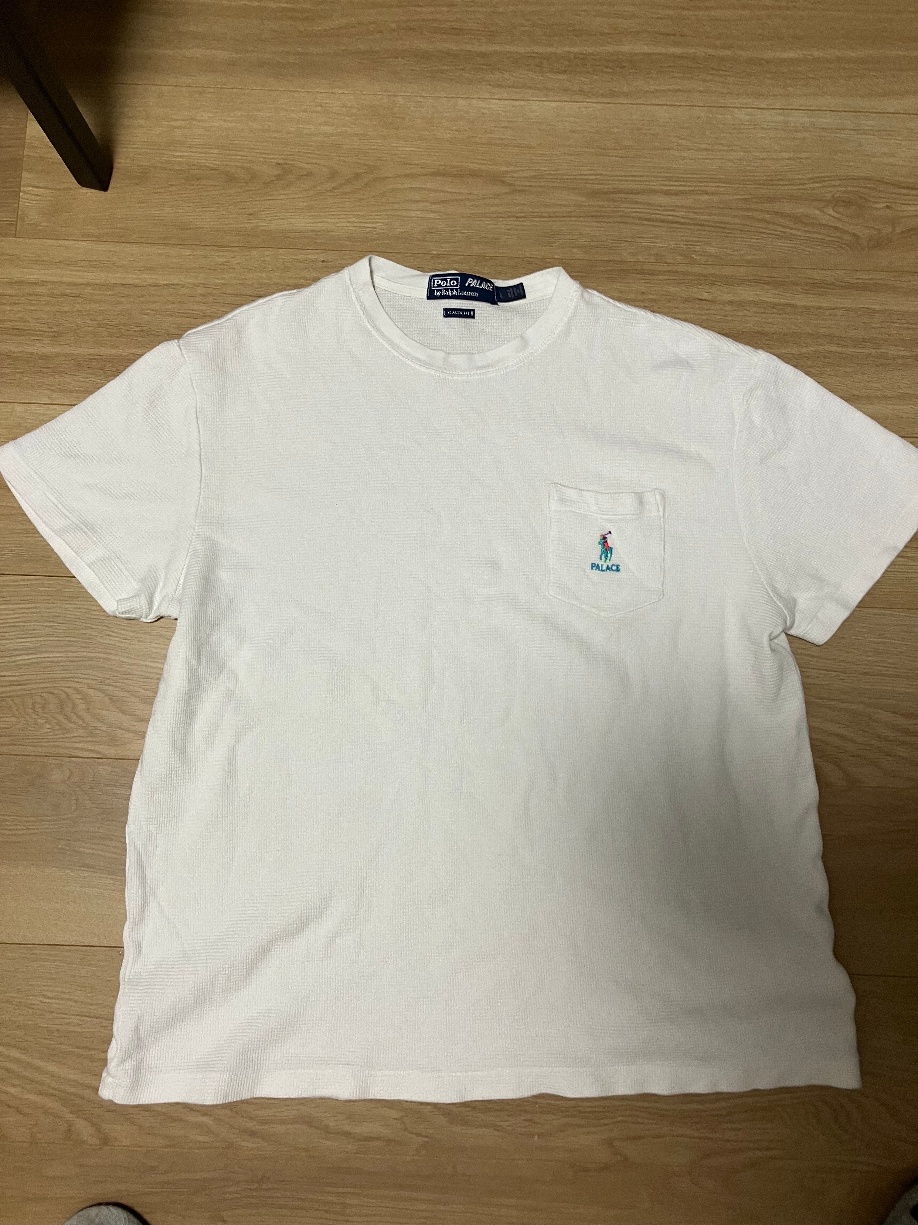 パレス ラルフローレン ワッフル ポケット Tシャツ "ホワイト"