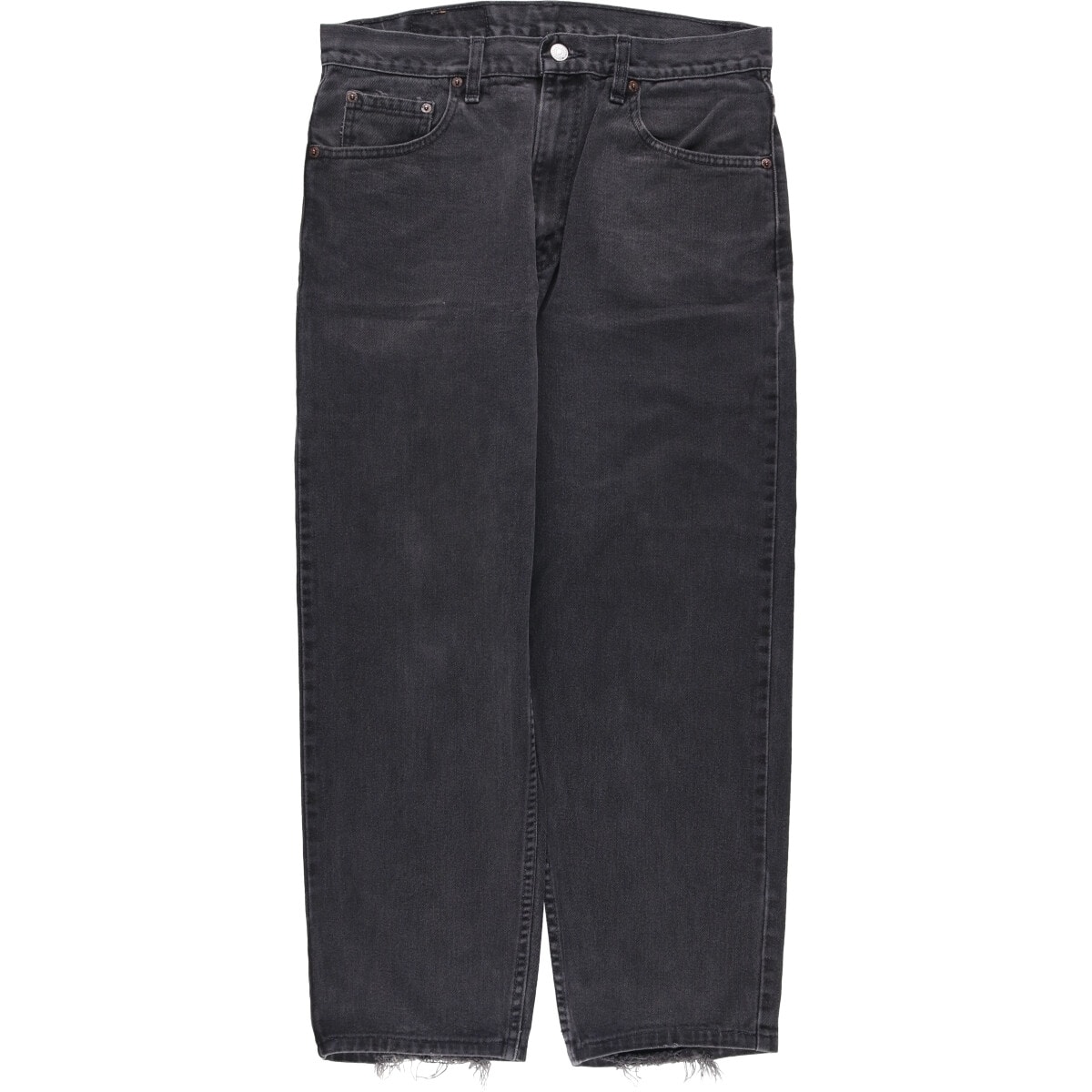 古着 90年代 リーバイス Levi's 550 RELAXED FIT TAPERED LEG ブラックデニム テーパードデニムパンツ カナダ製 メンズw34相当 ヴィンテージ/eaa587444