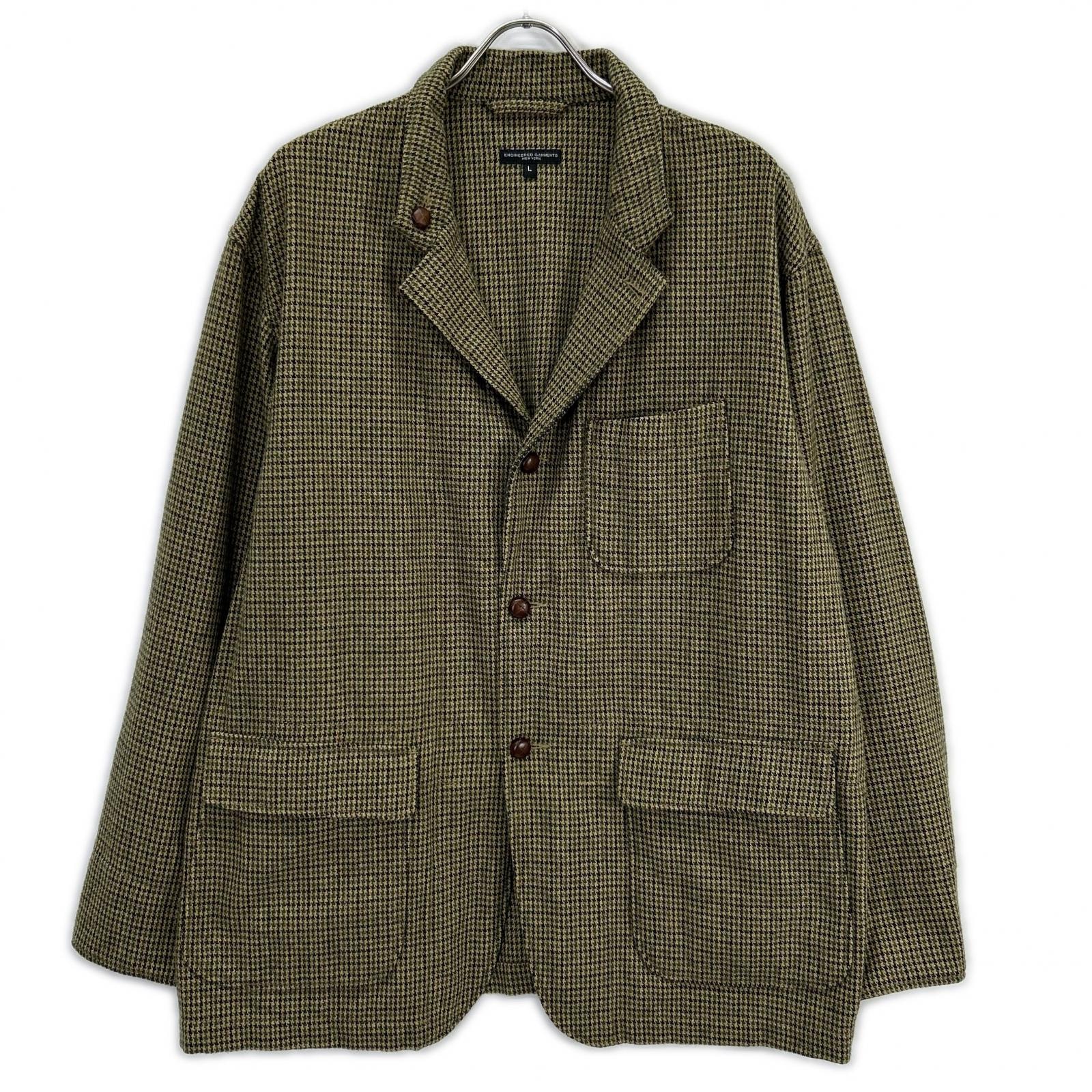 エンジニアードガーメンツ 19AW イエロー ガンクラブチェック ロイタージャケット L