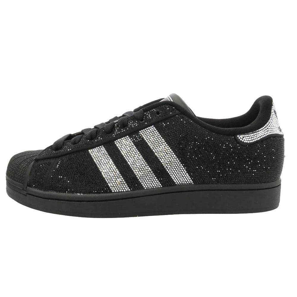 adidas アディダス IH4200 SUPERSTAR II スーパースター ローカット スニーカー ブラック系 シルバー系 27.5cm【新古品】【未使用】【中古】
